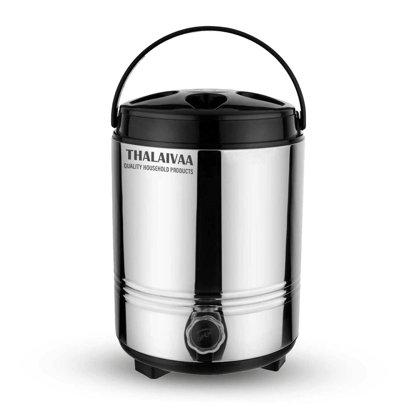 THALAIVAA Quality HOUSEHOLD Products Stainless Steel Double Walled PUF Insulated Water ContainerJug - 8 Liters
