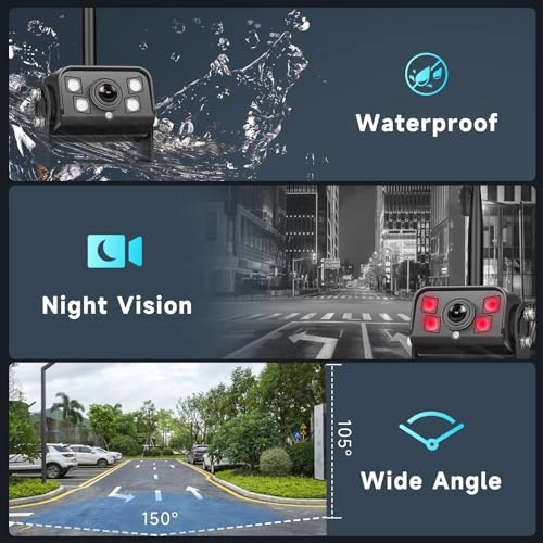 Wireless Backup Camera - Night Vision Wireless 720P