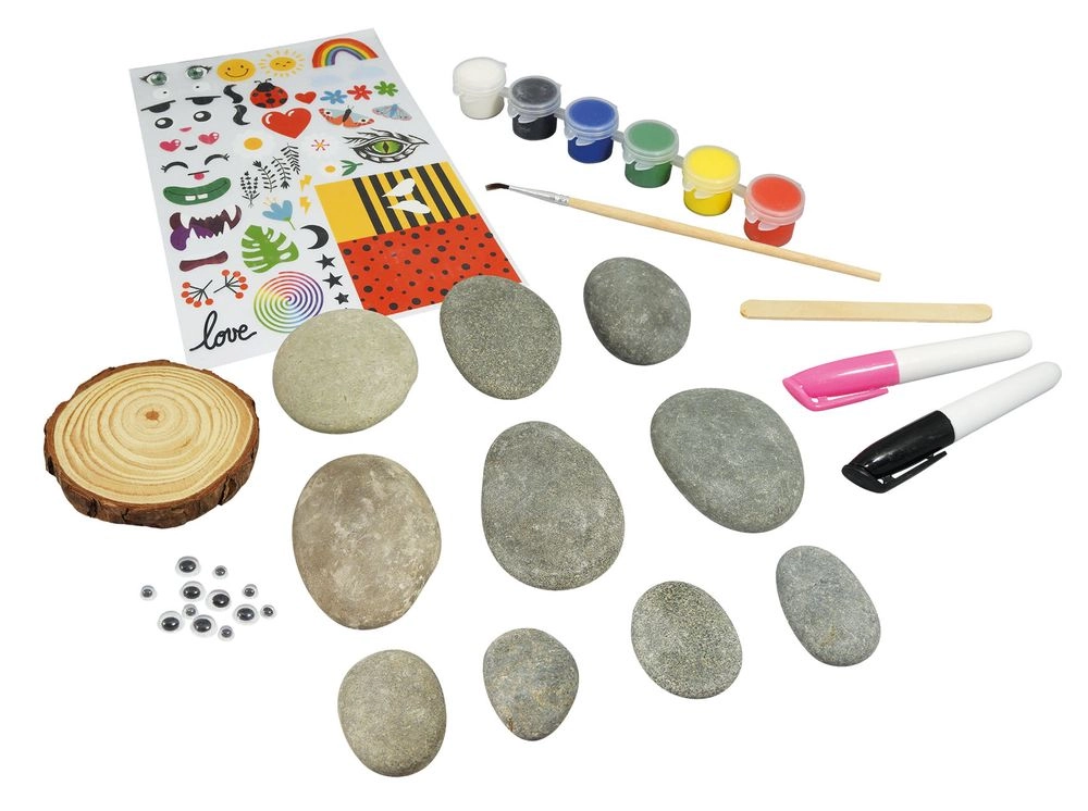 Rock Painting Kit - 10 pieces