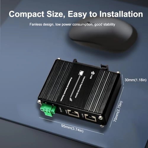 LNK-INS301-12V - 12VDC 20W 1 x RJ-45 IEEE802.3af/at Gigabit 30W Input