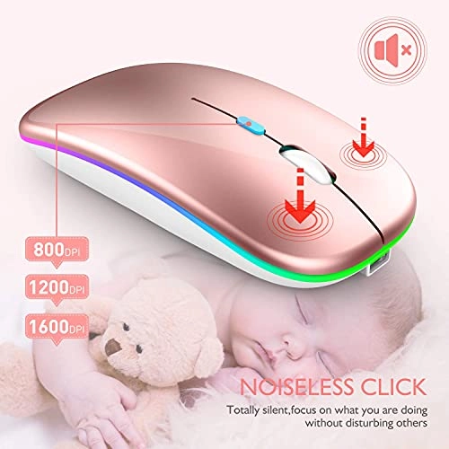 Slim Rechargeable Mouse - Bluetooth