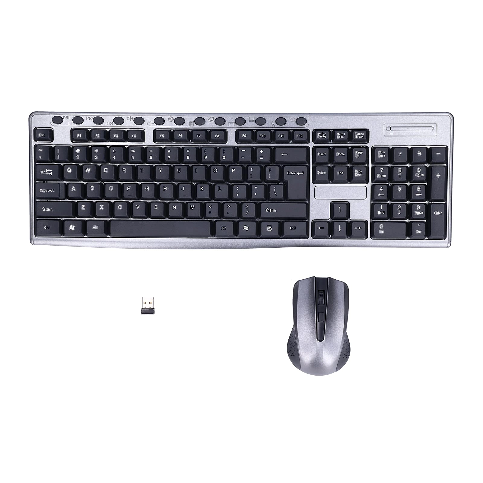BMKVMB Wireless Keyboard + Wireless Mouse - Wireless