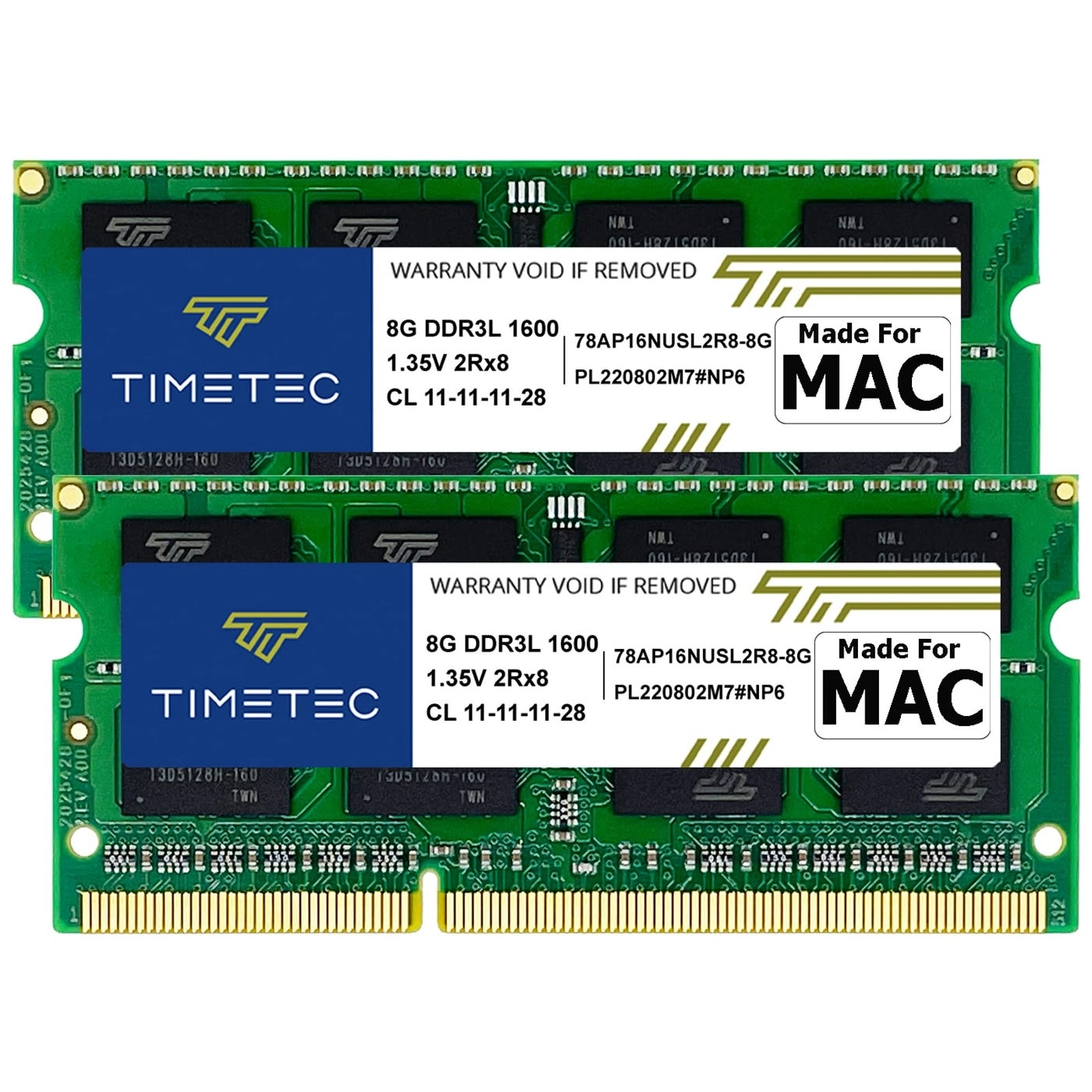 MAC RAM - 16GB 1600MHz 204-Pin DDR3L