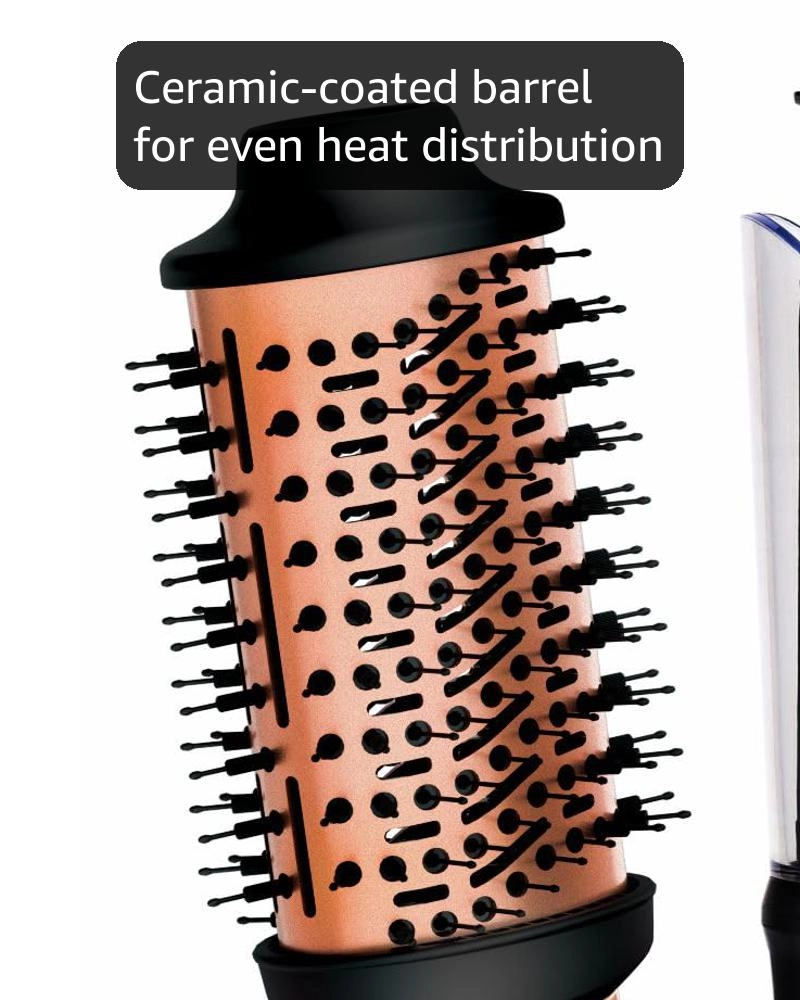 Hot Air Brush + Automatic Hair Curler + Hair Straightening Brush