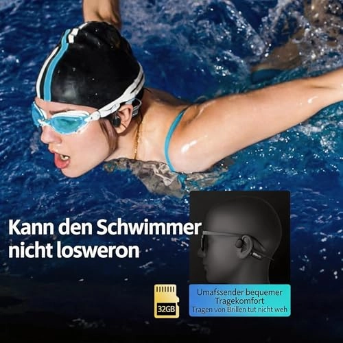 Bone Conduction Swimming Wireless Headphone