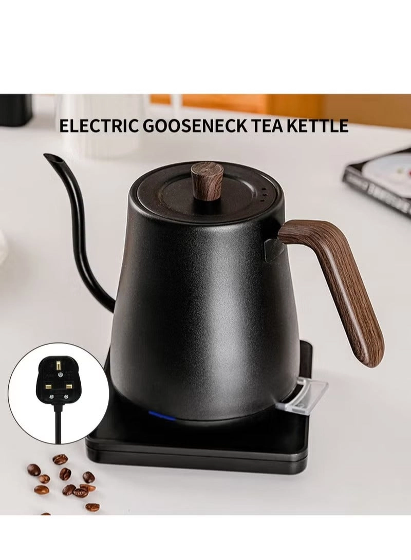 Gooseneck Electric Kettle 1L Black