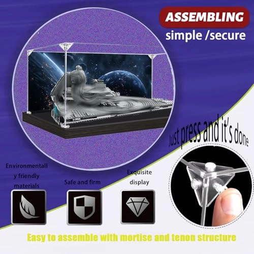 Display Case for Lego 75394 - 50 x 35 x 20 cm Background D