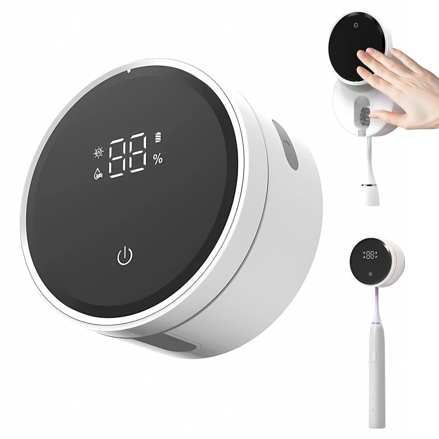 Wall Mounted Toothbrush Holder - Single