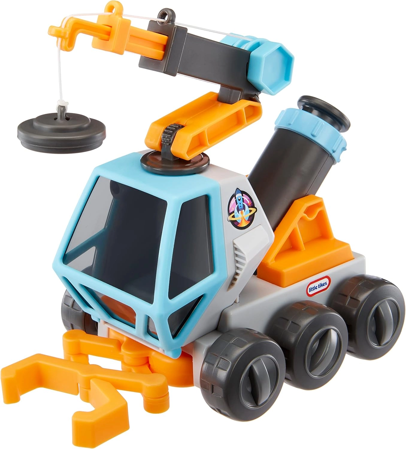 COLOR LAND CHILDRENS TOYS CENTER LLC Moon Microscope Space Rover - 3X Microscope Magnetic Crane