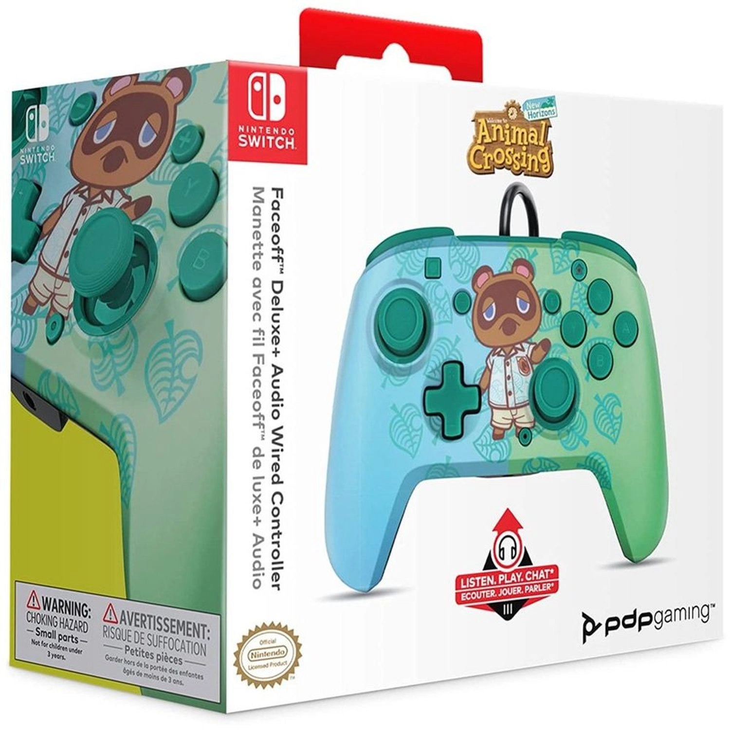 Nintendo Switch Faceoff Deluxe+ Animal Crossing Tom Nook