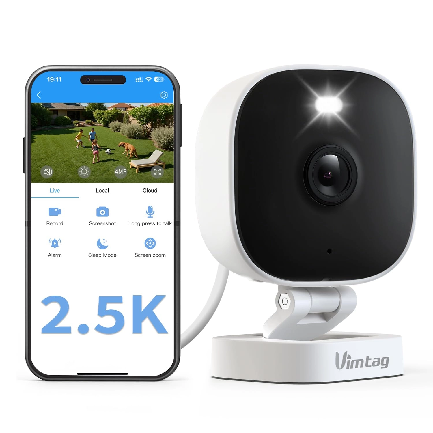 Outdoor Security Camera 2.5K