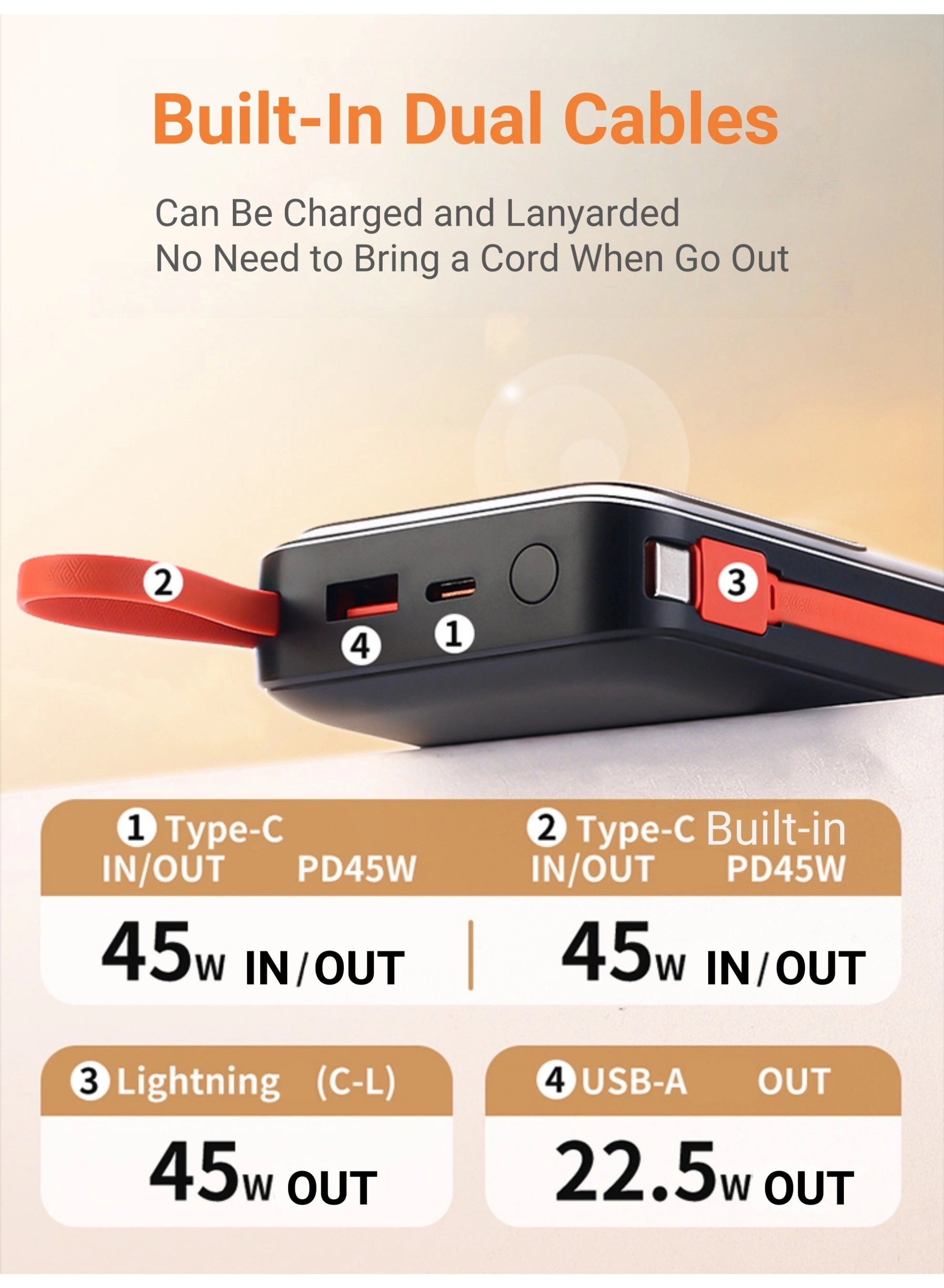 Power Bank - 20000mAh 157.5W Fast charging