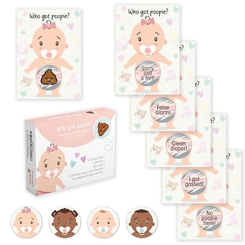 Baby Shower Games - 13 years and up 33 pcs