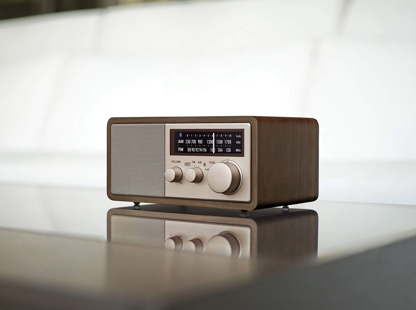 WR-16 - AM/FM Bluetooth Wooden Cabinet