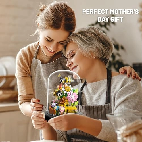 Bee Flowers Micro Mini Building Block Set - 588 pcs