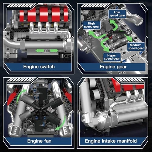 Supercar V8 Engine Transmission Kit (10203)