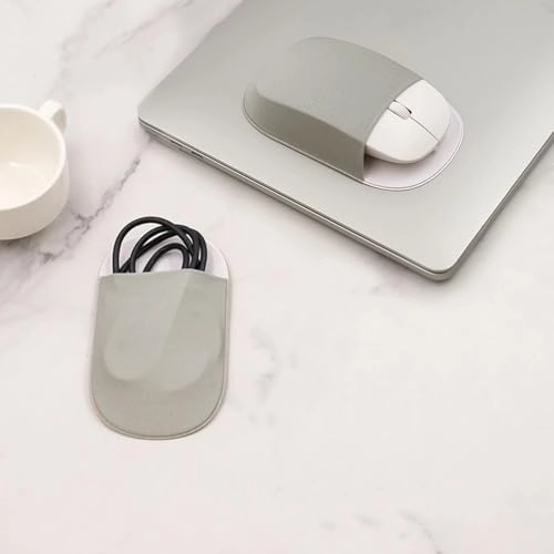 Stick-On Laptop Mouse Holder