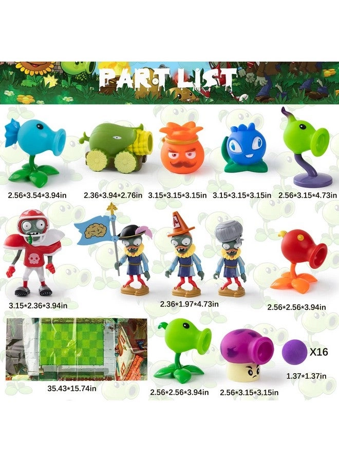 Plants and Zombies Figurines 12 pcs