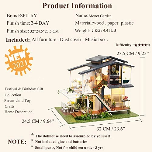 DIY Miniature Dollhouse Kit - 124 scale