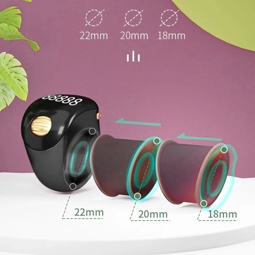 Digital Finger Counter Smart Ring - Adjustable Sizes