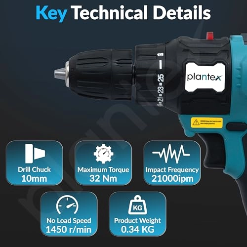 Electric Drill - 2-Speed 32Nm