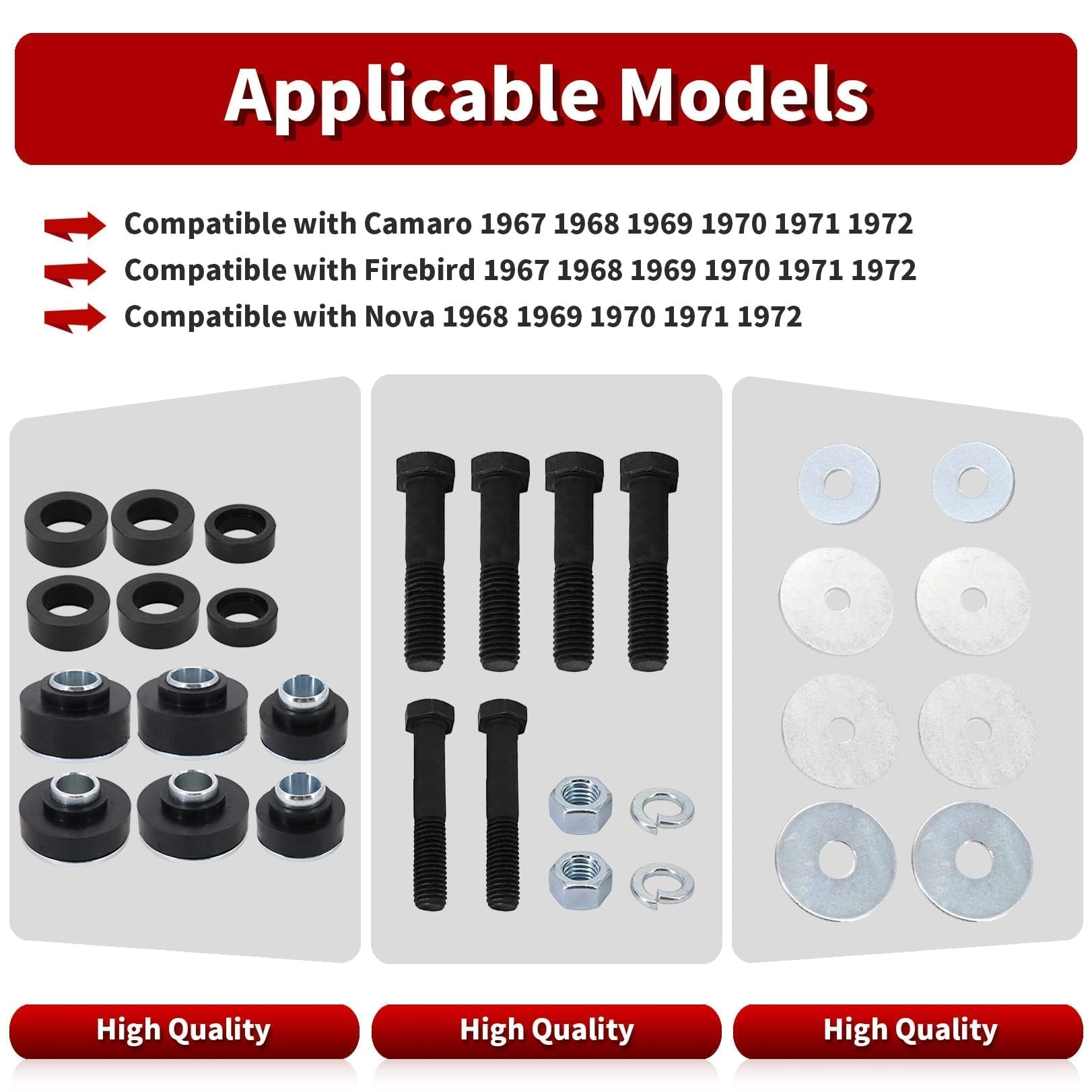 Subframe Body Mount Bushing Kit