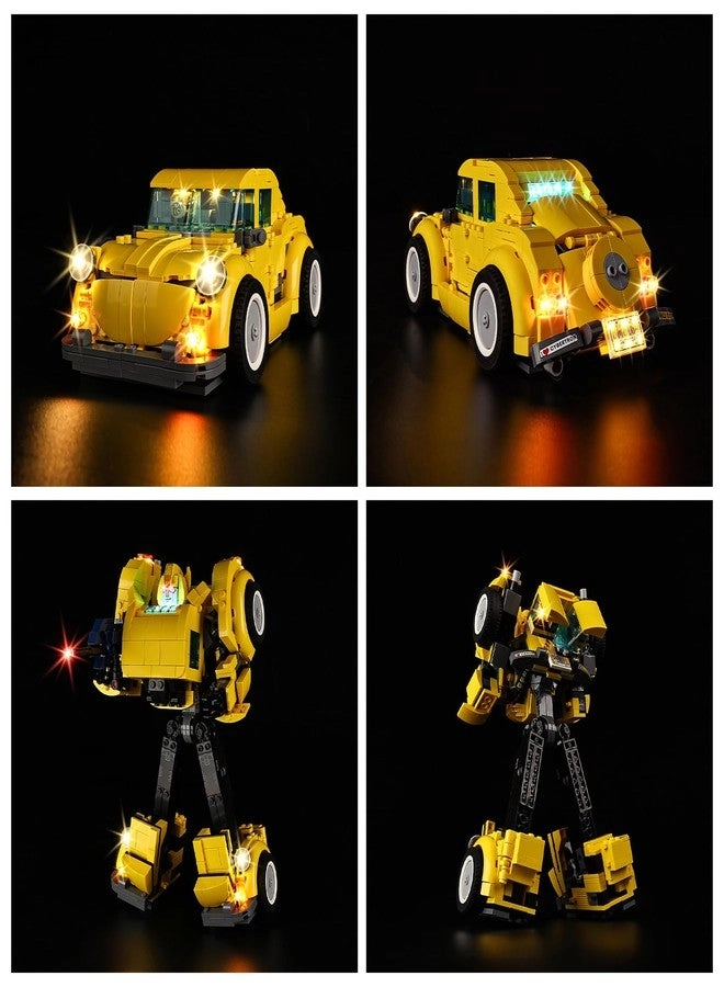 LED Light Kit - Compatible with Bumblebee Robot 10338 Building Blocks Lights Only (Model Not Included)