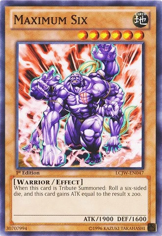 Yu-Gi-Oh! Maximum Six LCJW-EN047 - 1st Edition