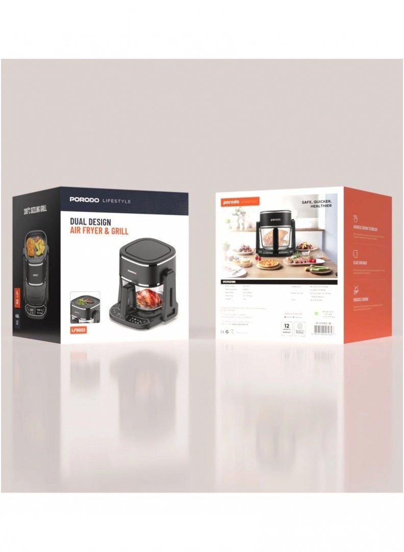 Air Fryer & Electric Grill PD-LFST022-BK