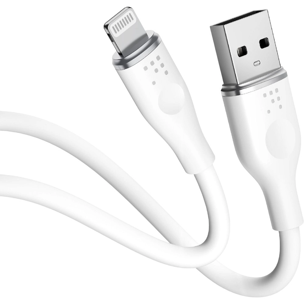VOLTME Powerlink Moss Cable 2.4A USB-A to Lightning 1.2m Liquid Silicone