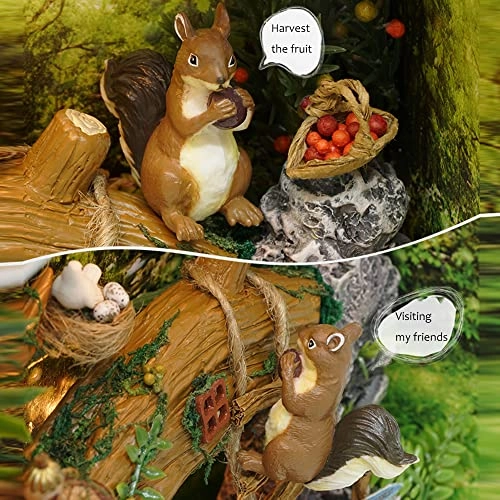 Dollhouse Miniature - Home of Squirrel-Brown