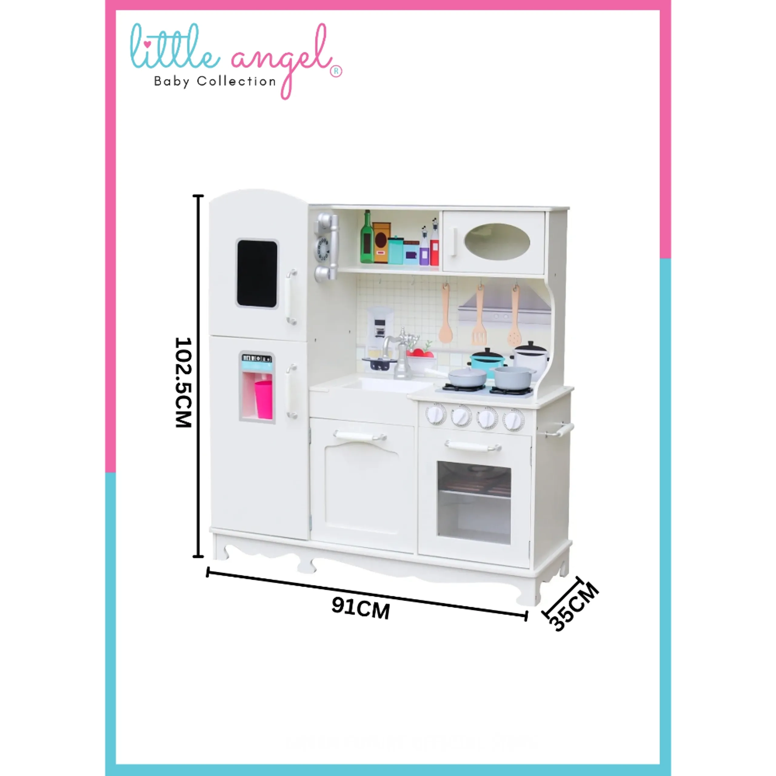 Wooden Kitchen Set - Montessori (GF-W10C409)