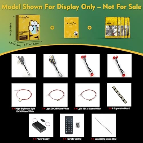 Light kit Compatible with Lego 71858 Four Weapons Blacksmith - RC Version