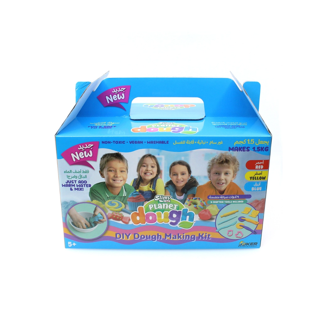 Planet Dough DIY Deluxe Set - 5+ years 9 pcs 3 colors