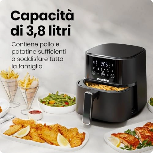 ChefmanTurboFry Touch Easy-View RJ38-4TW-BLK-DS-EU