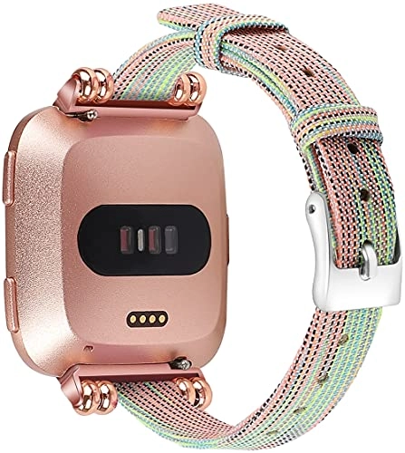 Watch Band for Fitbit Versa - Canvas Buckle 3-Pack