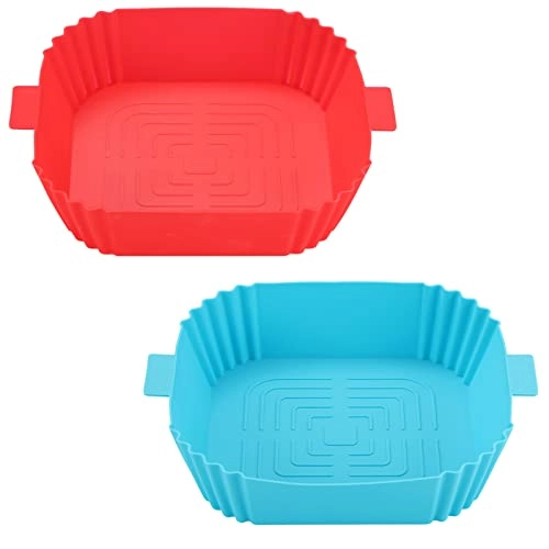 Air Fryer Silicone Pot Square Liners - 2 Cups