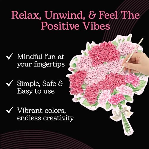 Poke Art Carnations Flower