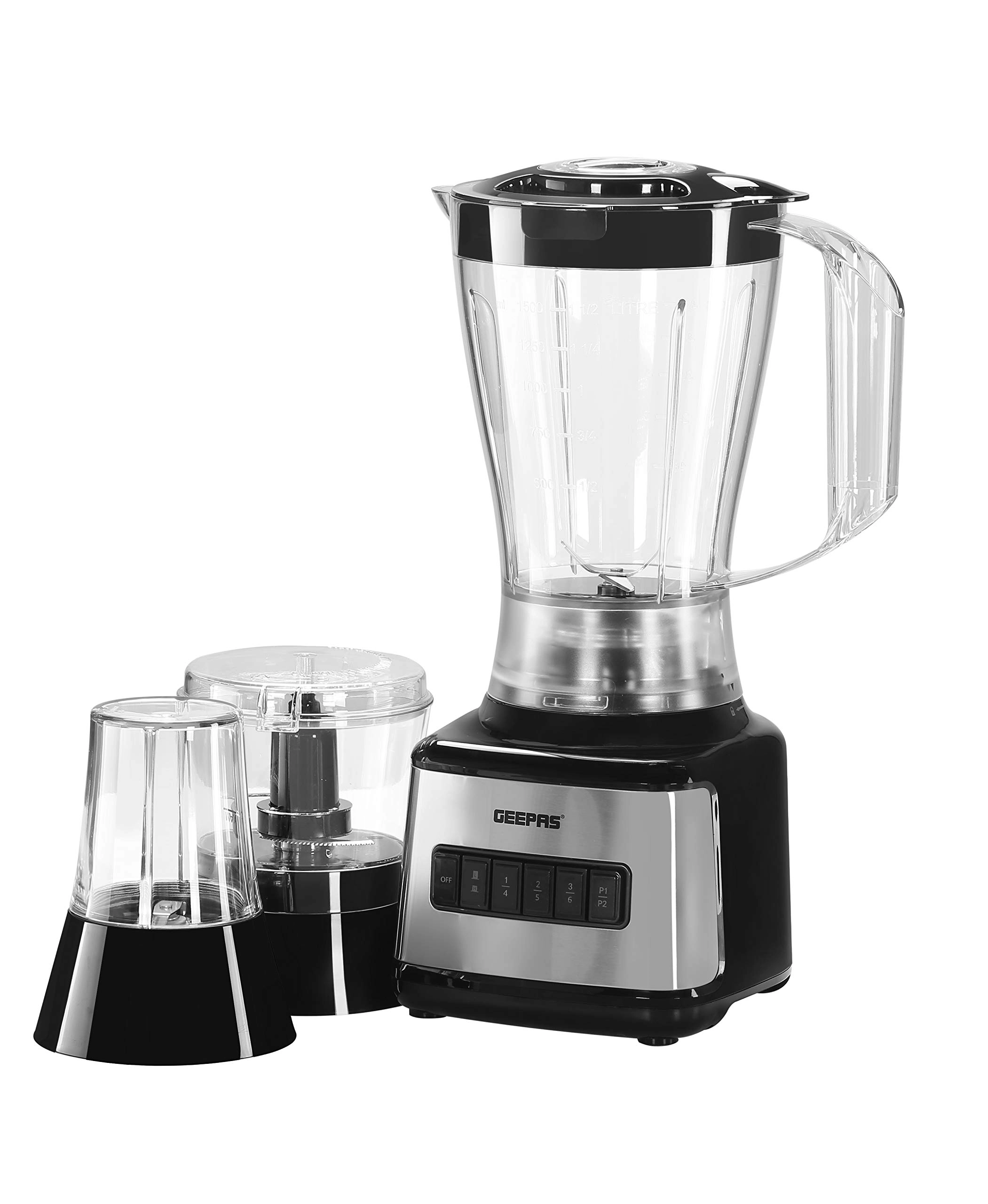 GEEPAS 3 In 1 Blender - 500W