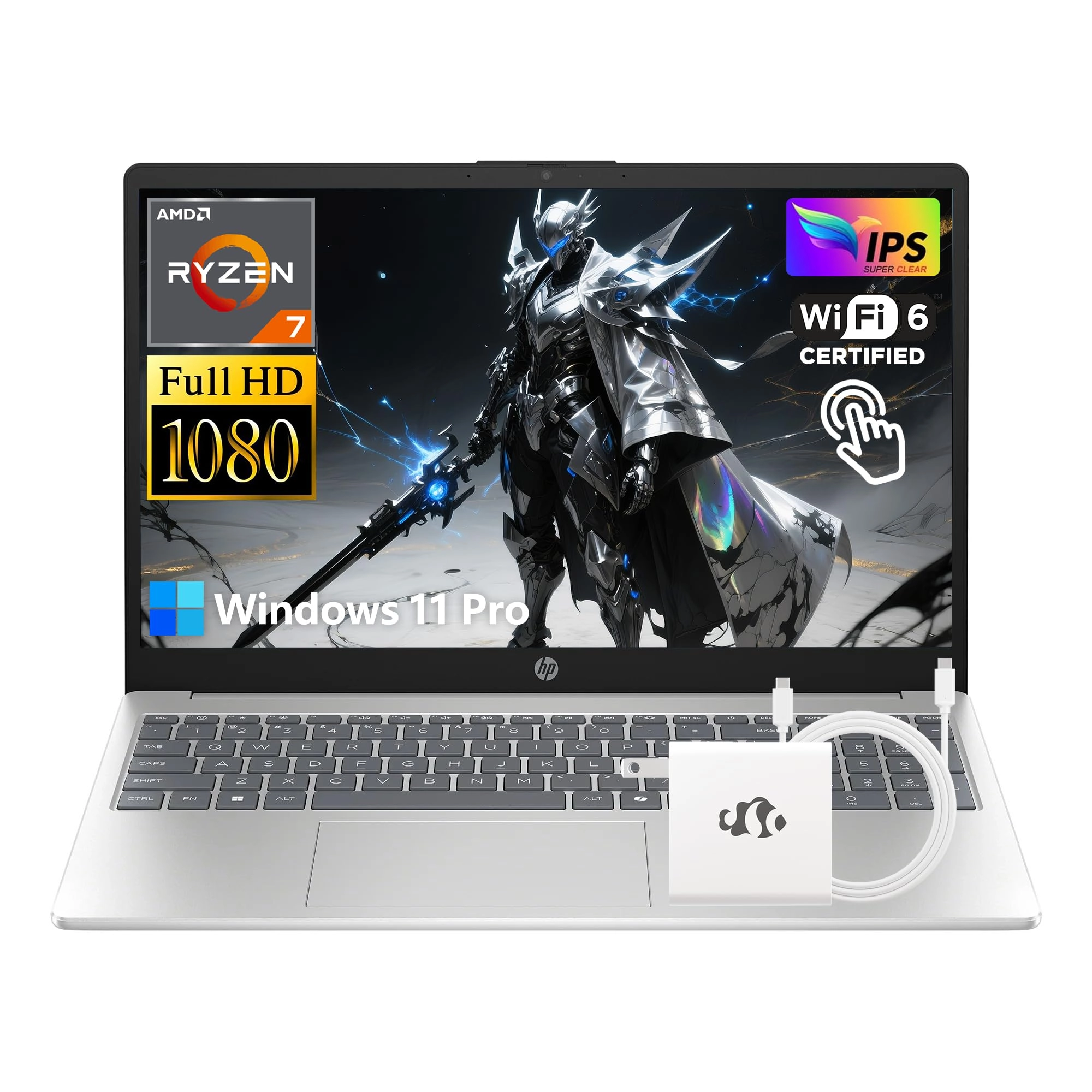 HP Touchscreen Laptop - 15.6'' 1TB 32GB AMD Ryzen 7 7730U