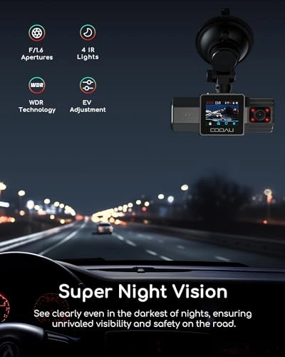 COOAU - Dual Dash Cam