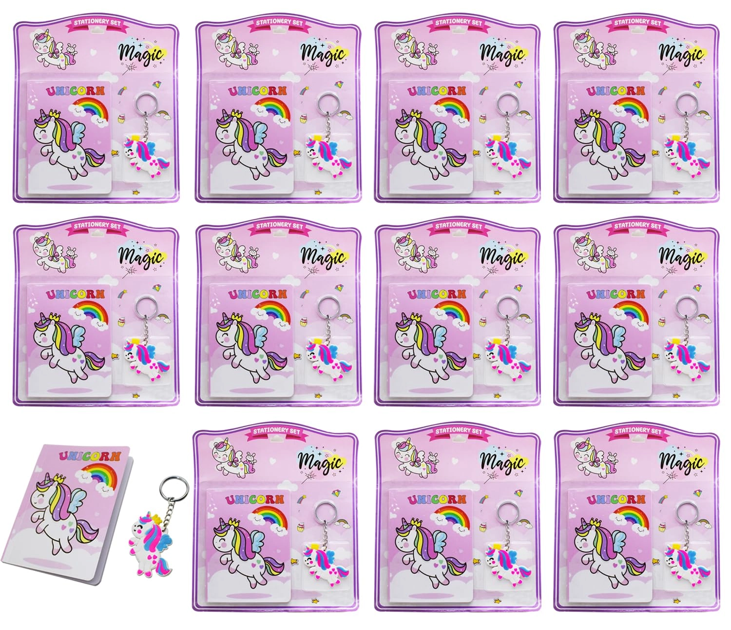 Asera Stationery Gift Set - Unicorn 12 Pcs 48 Pages