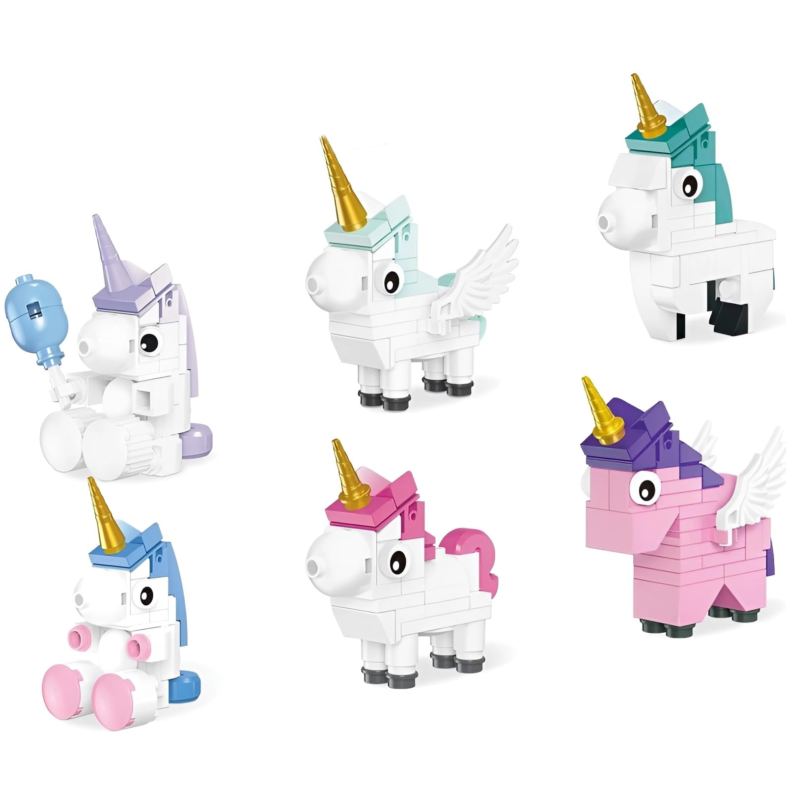 JVAVNE Unicorn Building Blocks - Unicorn 269 pcs