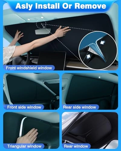 Windshield Sunshade - Tesla Model Y 2021-2024