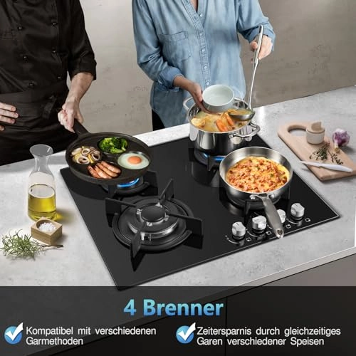 GHG604A-T3CB Gas hob