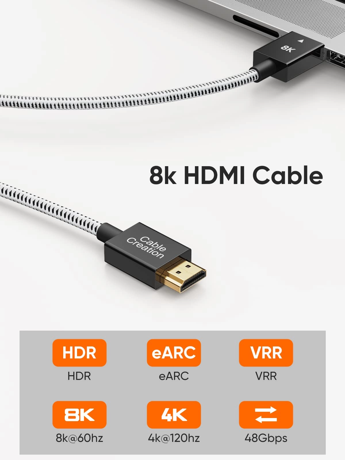 8K HDMI Cable - 2m