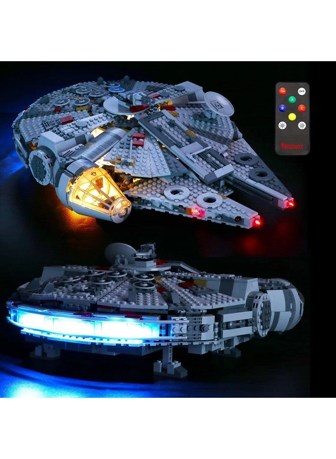 BRIKSMAX Led Lighting Kit for Millennium Falcon - Compatible with Lego 75257 Remote Control