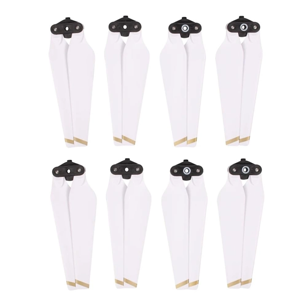 8330 - Folding Quick Release 4 Pair White Edge