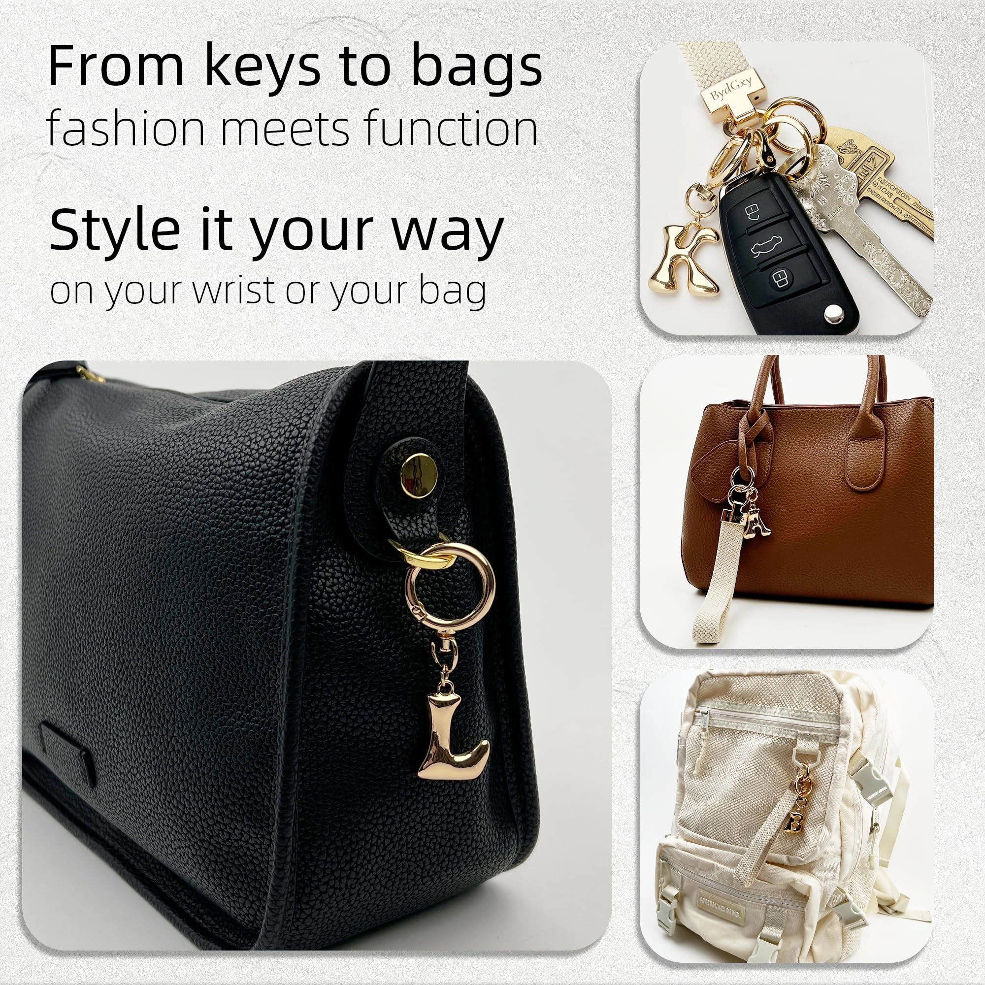 Initial Keychain - Letter
