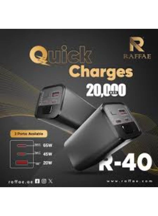 R-35 - 20000mAh 25W Wireless
